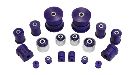 Set of suspension bushings - BMW E34 - 18PCs.