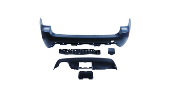 Bumper BMW 5 E61 Rear with Diffuser