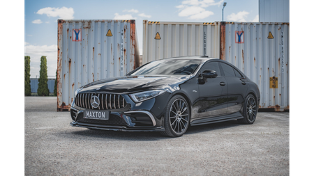 Dokładka Mercedes-Benz CLS 53AMG C257 Progi Gloss Black