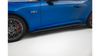Side Skirts Ford Mustang GT Mk7 Street Pro Black + Gloss Flaps