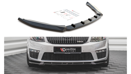 Splitter Skoda Octavia III RS Front v.3 Gloss Black