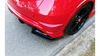 Splitter Honda Civic VIII Type-R Tył Boczne Gloss Black