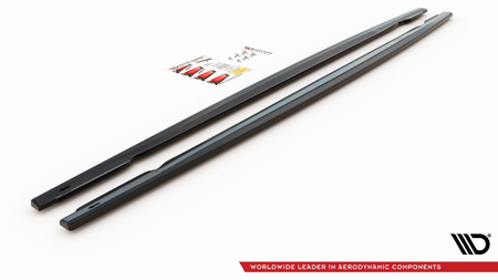 Diffuser Audi RS6 RS7 C8 Side Skirts v.2 Gloss Black
