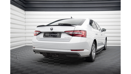 Diffuser Skoda Superb III Rear Valance Gloss Black