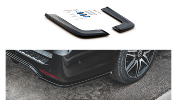 Splitter Mercedes-Benz V W447 Facelift Rear Side v.2 Gloss Black