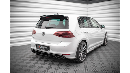 Diffuser Volkswagen Golf 7 R Rear Street Pro Red