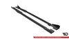 Diffuser Audi TT 8S S-Line Side Skirts Street Pro Black-Red + Gloss Flaps