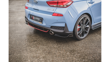 Splitter Hyundai I30 III N Rear Side v.3 Gloss Black