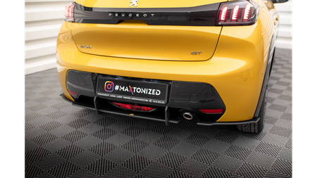 Splitter Peugeot 208 GT II Tył Boczne Street Pro Black