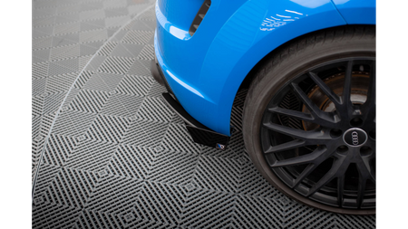 Splitter Audi TT 8S S-Line Facelift Rear Side Street Pro Black + Gloss Flaps
