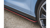 Diffuser Hyundai I30 III N Side Skirts Racing v.1 Red