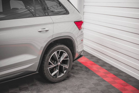 Splitter Skoda Kodiaq I Sportline Tył Boczne Gloss Black