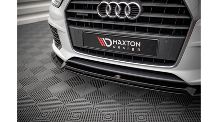 Splitter Audi Q3 8U Facelift Front v.2 Gloss Black