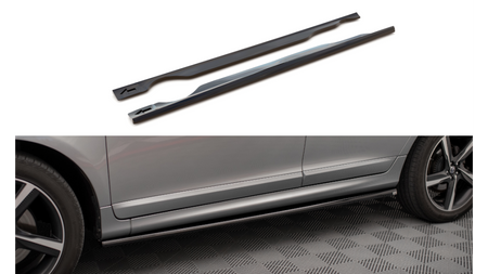 Diffuser Volvo XC60 R-Design I Facelift Side Skirts Gloss Black