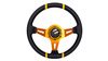 Steering wheel Pro 350mm offset:80mm Leather Black