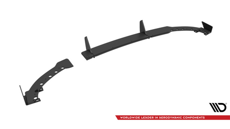 Splitter Peugeot 208 GT II Tył Boczne Street Pro Black-Red + Gloss Flaps