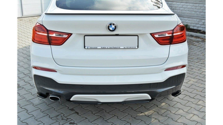 Splitter BMW X4 G02 M-Pack Tył Boczne Gloss Black