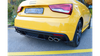 Splitter Audi S1 8X Tył Środkowy Gloss Black
