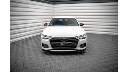 Splitter Audi A6 C8 przód v.3 Gloss Black