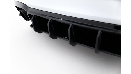Diffuser Audi RS3 Sedan 8V Facelift Rear Street Pro v.2 Red