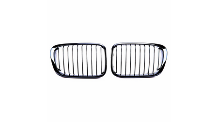 Grill BMW 3 E46 Compact pojedyncze żeberka Gloss Black