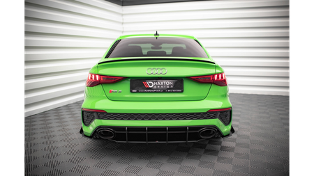 Diffuser Audi RS3 8Y Rear Street Pro Red