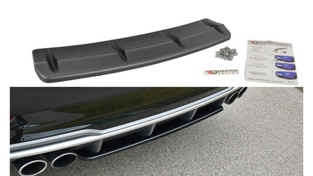 Splitter Audi S3 8V Facelift Rear Central Gloss Black