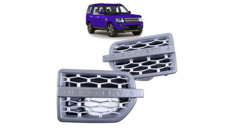 Mesh Land Rover Discovery IV L319 Facelift Fender Grille Silver