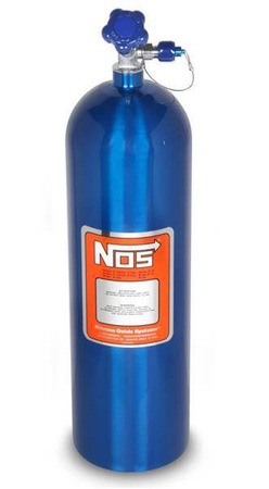 Electric Blue Nitrous Bottle with Blow-off 7L