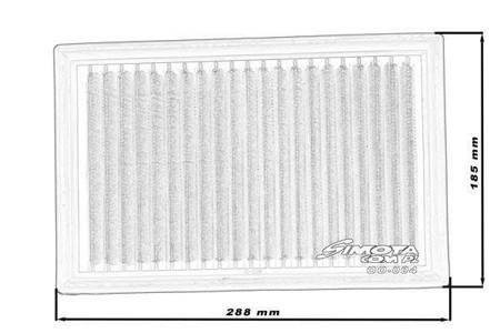 Simota Panel Filter OO004 288x185mm