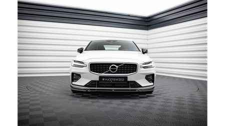 Splitter Volvo S60 III R-Design przód v.1 Gloss Black