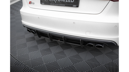 Diffuser Audi S3 8V Rear Street Pro Black