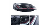 Lights Volkswagen Golf 7 Front Red