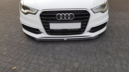 Splitter Audi A6 C7 S-Line Front v.2 Gloss Black