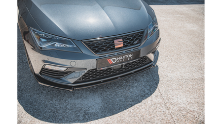 Splitter Seat Leon Cupra FR III Facelift przód v.6 Gloss Black