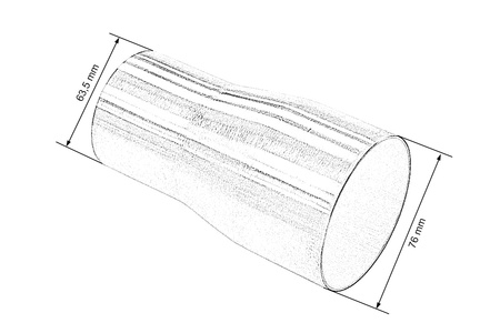 Exhaust Tip / Stainless Reducer  2,5-3"