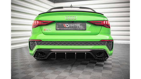 Diffuser Audi RS3 8Y Rear Valance Gloss Black