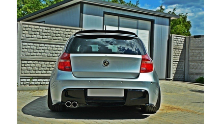 Splitter BMW 1 E87 Tył Boczne Gloss Black