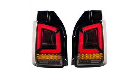 Lampy Volkswagen Transporter T5 Tył Dynamic LED Smoke