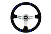 Steering wheel SLIDE 350mm offset:90mm Leather Blue