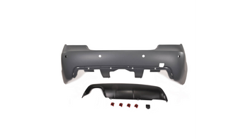 Bumper BMW 5 E60 Facelift Rear with Diffuser