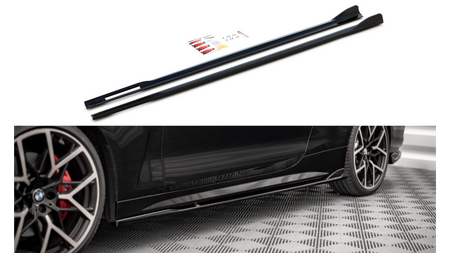 Diffuser BMW 4 G22 M-Pack Side Skirts v.2 Gloss Black