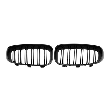 Grill BMW 3 F34 podwójne żeberka Gloss Black
