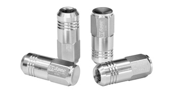 Wheel lug nuts D1Spec Replica EW M12x1,5 Silver