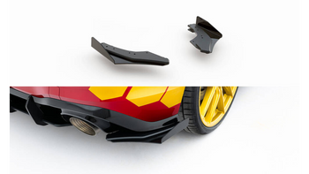 Splitter Volkswagen Golf GTI Clubsport Mk8 Facelift Rear Side Street Pro Black + Gloss Flaps