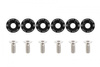 Decorative screws washers M8x1.25 15mm D1 Black