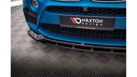 Splitter BMW X5 F85 X6 F86 M-Pack przód v.3 Gloss Black