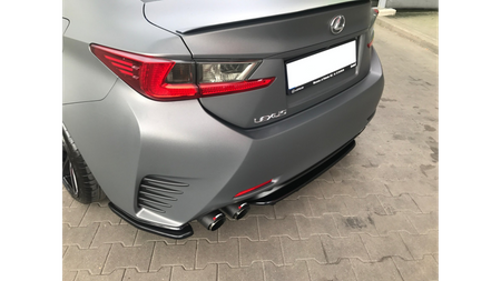 Splitter Lexus RC Tył Boczne Gloss Black