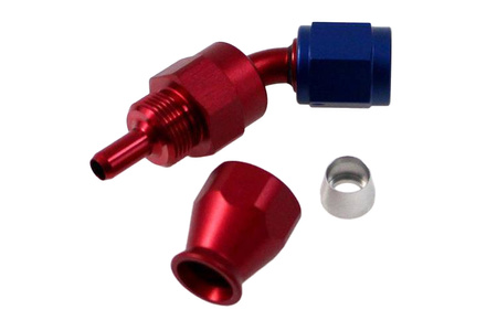 Końcówka 45° AN8 PTFE