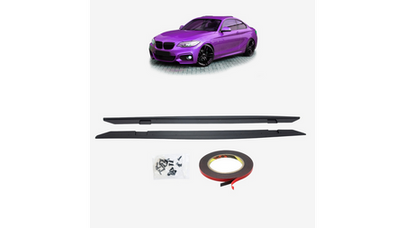 Diffuser BMW 2 F22 F23 Side Skirts Matt Black